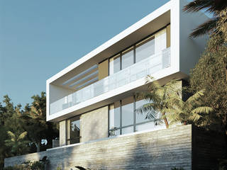 COSTA67, CODIAN CONSTRUCTORA CODIAN CONSTRUCTORA Дома в стиле минимализм Белый