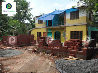 Top Construction Company in Thrissur, Prithvi Homes Prithvi Homes Casas asiáticas