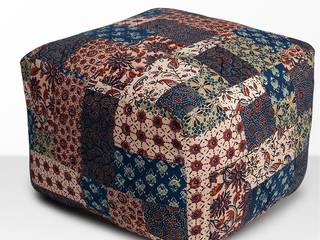 Kutch Banni Patchwork Collection, Sihasn Sihasn Modern living room Cotton Red