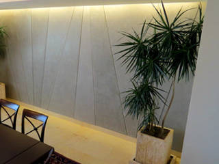 Muro Departamento Interlomas, Rokam Rokam Modern walls & floors