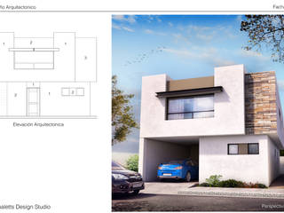 Proyecto VFC-01, Visualetts Design Studio Visualetts Design Studio Modern Evler