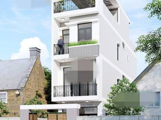 Cập nhật xu hướng kiến trúc 2019 với những mẫu nhà phố 3 tầng 1 tum độc đáo, Kiến Trúc Xây Dựng Incocons Kiến Trúc Xây Dựng Incocons