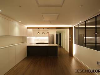 마포구 도화동 마포트라팰리스 오피스텔 인테리어, DESIGNCOLORS DESIGNCOLORS Modern living room