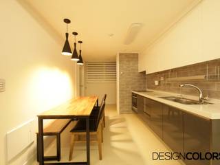 강서구 내발산동 수명산파크 아파트인테리어 24평, DESIGNCOLORS DESIGNCOLORS Modern kitchen