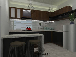 Private Residence Mrs. OM, Internodec Internodec Modern kitchen