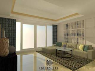 Modern Apartemen MR. DS, Internodec Internodec Livings modernos: Ideas, imágenes y decoración