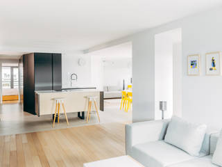 Apartamento Independiente: Minimalista, Moderno Y Eficiente Energéticamente , MapOut MapOut Modern living room