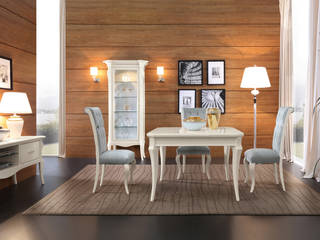 Sala da pranzo contemporanea, Marzorati s.r.l. Marzorati s.r.l. Modern dining room Wood Wood effect