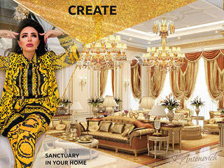 Eye-catching Interior Design, Luxury Antonovich Design Luxury Antonovich Design