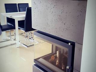 Kaminverkleidung als Highlight - dekorative Wandpaneele LOFT DESIGN SYSTEM für alle Kaminarten, Loft Design System Deutschland - Wandpaneele aus Bayern Loft Design System Deutschland - Wandpaneele aus Bayern Walls Grey