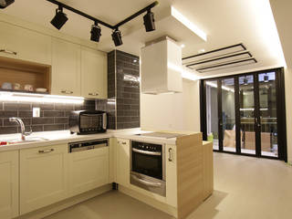 중원구 성남동 현대아파트인테리어 20평, DESIGNCOLORS DESIGNCOLORS Cozinhas modernas