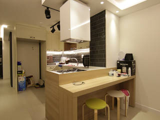 중원구 성남동 현대아파트인테리어 20평, DESIGNCOLORS DESIGNCOLORS Cuisine moderne