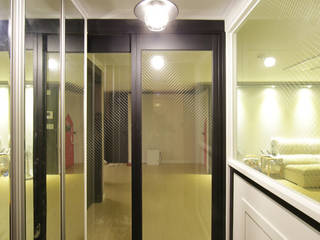 양천구 목동 수산팰리스 아파트인테리어 32평, DESIGNCOLORS DESIGNCOLORS Couloir, entrée, escaliers modernes