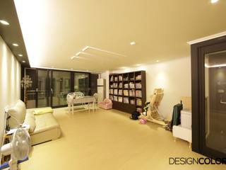 양천구 목동 수산팰리스 아파트인테리어 32평, DESIGNCOLORS DESIGNCOLORS Modern living room