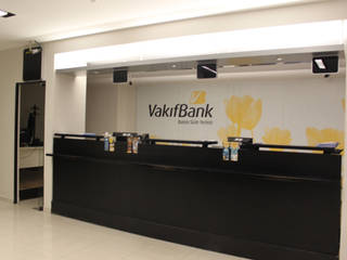 VAKIFBANK ÇERKEZKÖY, Ezgi Yüce Mimarlık AŞ. Ezgi Yüce Mimarlık AŞ. Commercial spaces