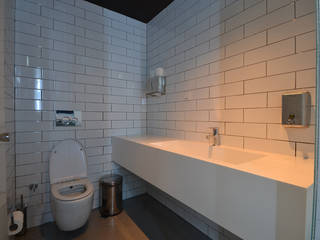 NEF 09 FOLD HOME LOCKERS ROOM, Ezgi Yüce Mimarlık AŞ. Ezgi Yüce Mimarlık AŞ. Modern bathroom