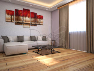 Living room, DESIGNIT DESIGNIT Modern living room