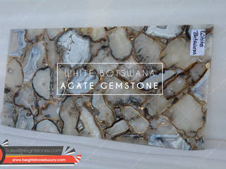 White Botswana Agate slabs surface tiles, Height Stones Height Stones