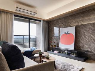 龍潭君品, 木皆空間設計 木皆空間設計 Modern Living Room