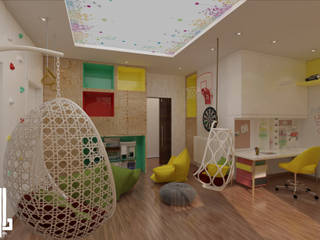 Ms. Safa'a Elayyan Villa, dal design office dal design office غرفة نوم مراهقين