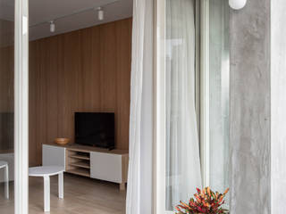士林詹寓, 湜湜空間設計 湜湜空間設計 Eclectic style living room