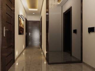 Şensoy Apt, ANTE MİMARLIK ANTE MİMARLIK Modern Corridor, Hallway and Staircase