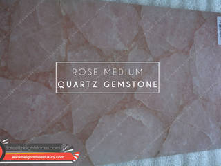 Medium Rose Quartz slabs, Height Stones Height Stones