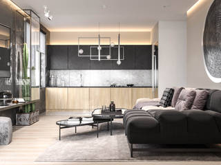 Zakopane nowadays flat, Valido Architects Valido Architects Modern living room