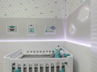 Quarto Infantil, Samantha Sato Designer de Interiores Samantha Sato Designer de Interiores Dormitorios de bebé