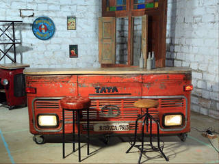 Up-cycled Indian Lorries, Garden Furniture Centre Garden Furniture Centre 에클레틱 정원