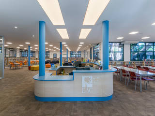 Biblioteca Escola Americana de Campinas, Ambiento Arquitetura Ambiento Arquitetura مكتب عمل أو دراسة خشب Wood effect