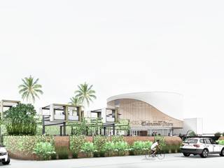 Waru Junction (Gadget Mixed Used Store), A108 Designstudio A108 Designstudio مساحات تجارية ألمنيوم/ زنك