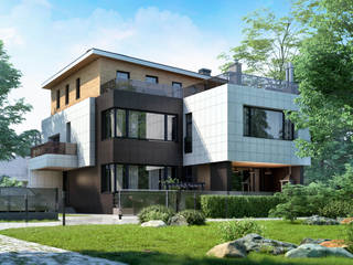Поль_544 кв.м, Vesco Construction Vesco Construction Minimalistische huizen