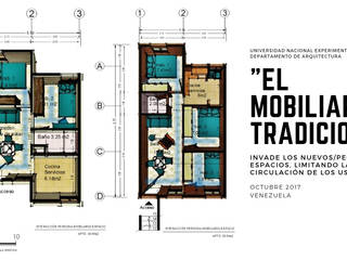 Mobiliario modular y multifuncional para viviendas inferiores a los 50mts2 , Cindy Castañeda Cindy Castañeda บ้านเดี่ยว