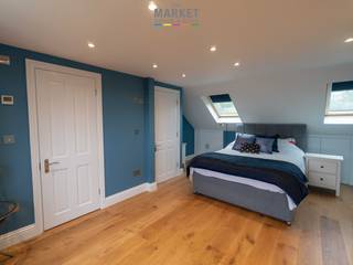 Loft Conversion In Harrow, The Market Design & Build The Market Design & Build Modern Bedroom