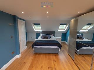 Loft Conversion In Harrow, The Market Design & Build The Market Design & Build Modern Bedroom