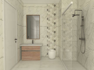 Bodrum Villa Projesi, SKY İç Mimarlık & Mimarlık Tasarım Stüdyosu SKY İç Mimarlık & Mimarlık Tasarım Stüdyosu Modern bathroom