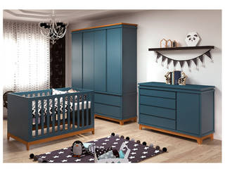 Quarto Infantil, Aiup Aiup Moderne kinderkamers Massief hout Bont