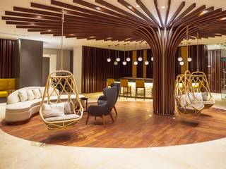 Lobby Hotel Reef 28, MoisesMedinaDesign MoisesMedinaDesign 商業空間