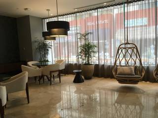 Lobby Hotel Reef 28, MoisesMedinaDesign MoisesMedinaDesign مساحات تجارية