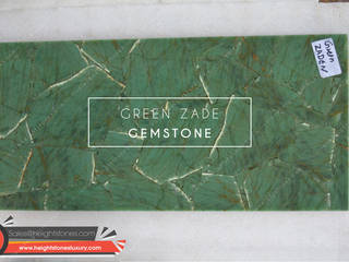 Green Jade Stone - height stones luxury, Height Stones Height Stones حديقة داخلية حجر