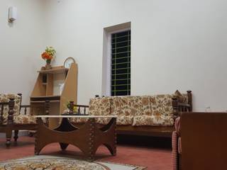 RETIERMENT HOME AT KANCHIPURAM, One Brick At A Time One Brick At A Time Minimalistische woonkamers