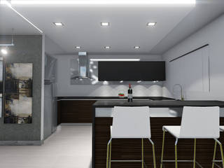 COCINA, ACCAANACARRERO ACCAANACARRERO Kitchen units Chipboard