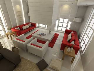 Bodrum Ev Tasarımı, ŞEBNEM MIZRAK ŞEBNEM MIZRAK Modern living room Marble