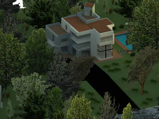 CUBO house, OBS DISEÑO & CONSTRUCCION. OBS DISEÑO & CONSTRUCCION. Casas de estilo minimalista Concreto reforzado