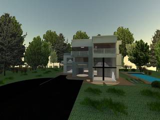 CUBO house, OBS DISEÑO & CONSTRUCCION. OBS DISEÑO & CONSTRUCCION. Casas campestres Concreto