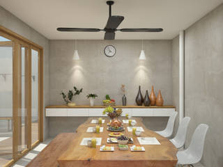 SL 09 House, Inspace Studio Inspace Studio Ruang Makan Modern