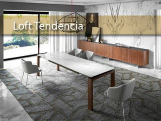 Las líneas de mueble moderno y diseño italiano de Angel Cerdá, ANGEL CERDA ANGEL CERDA 餐廳 木頭 Wood effect