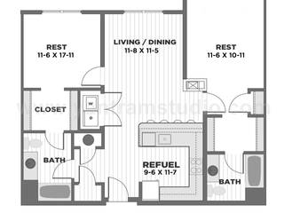 2D Section Home Plan Design by Yantram Architectural Modeling Firm, Washington - USA, Yantram Animation Studio Corporation Yantram Animation Studio Corporation