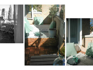 in progress, Lily Orlova Lily Orlova Balkon, Veranda & Teras
